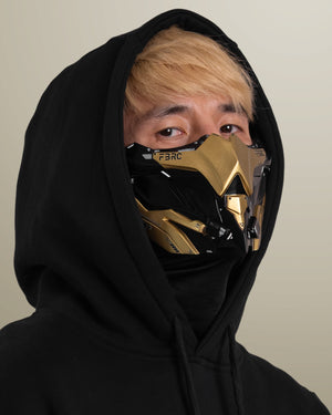 Adv Owl Gold Cyber Half Mask