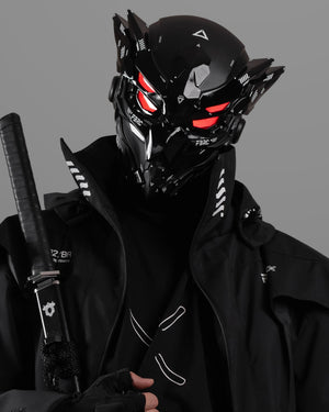 Adv Owl Black Cyber Helmet