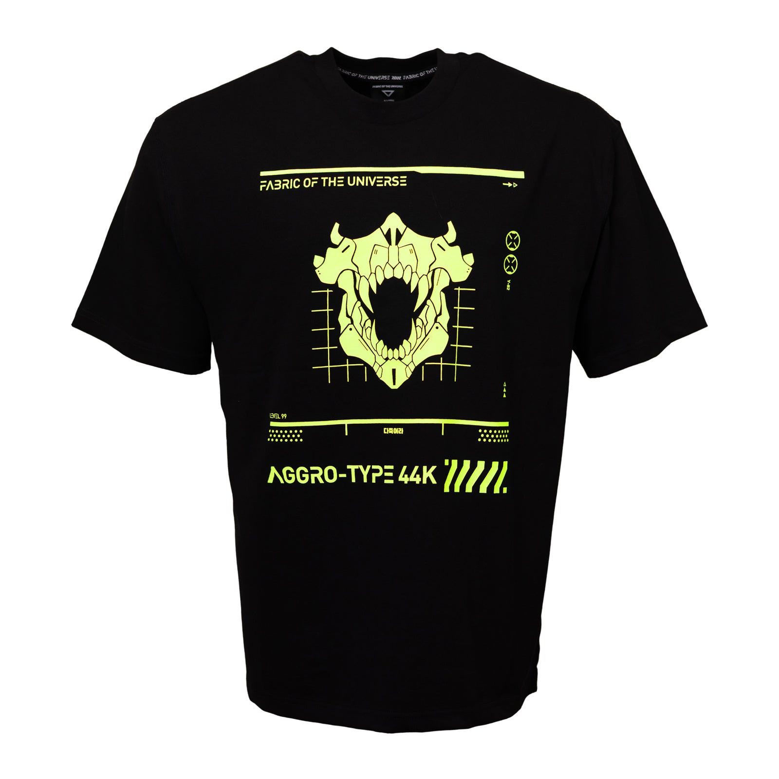 Aggro-Type 44K Black Lime Short Sleeve T