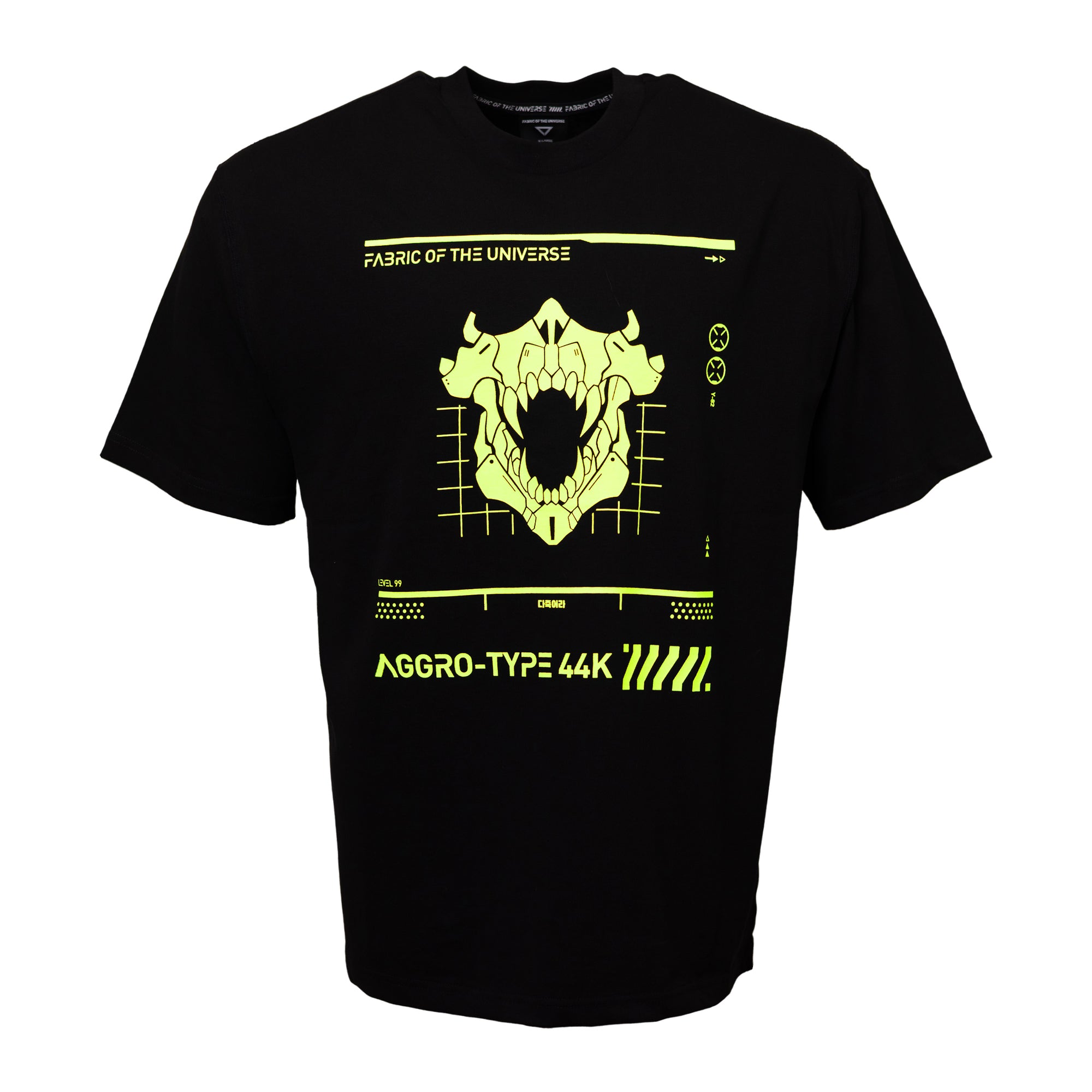 Aggro-Type 44K Black Lime Short Sleeve T