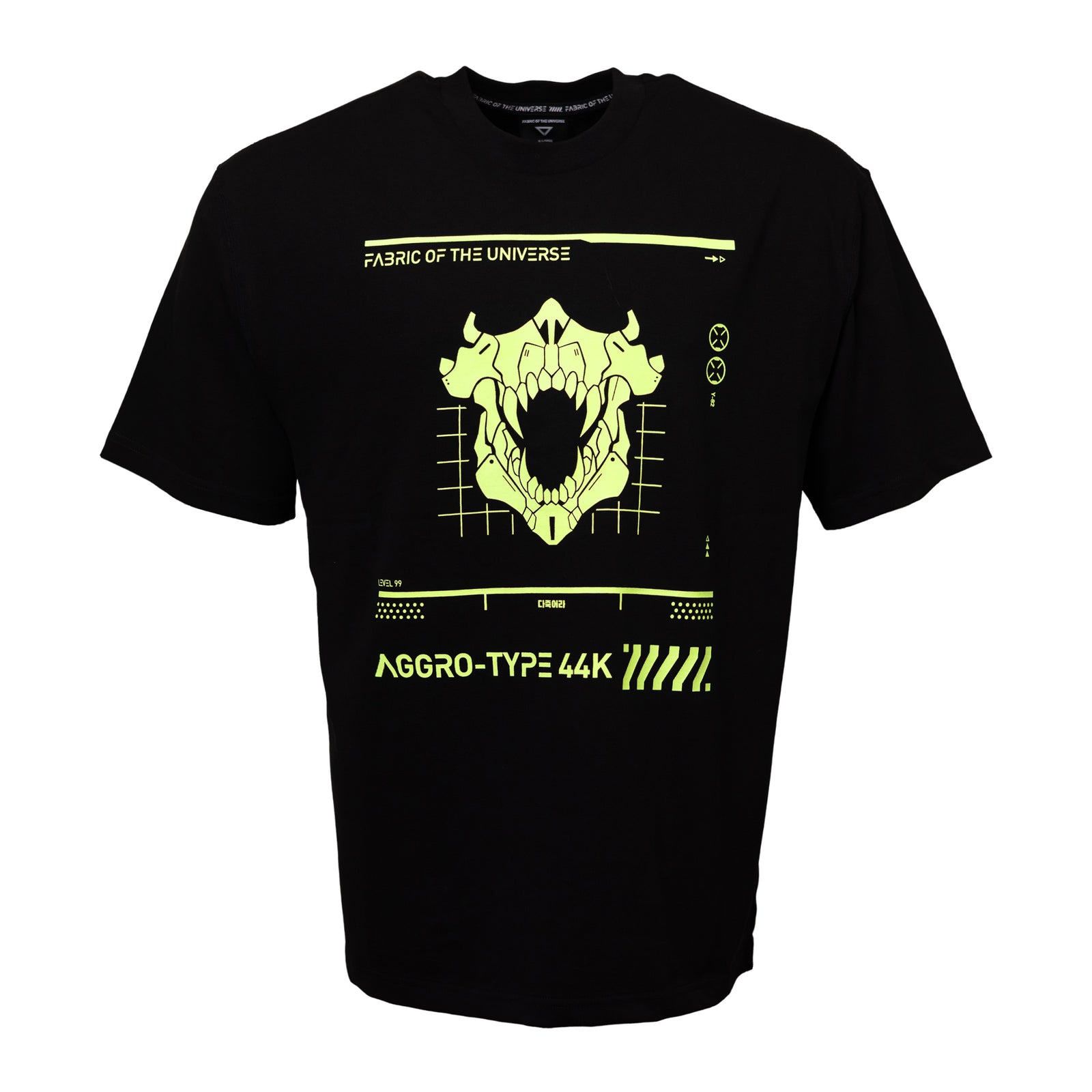 Aggro-Type 44K Black Lime Short Sleeve T