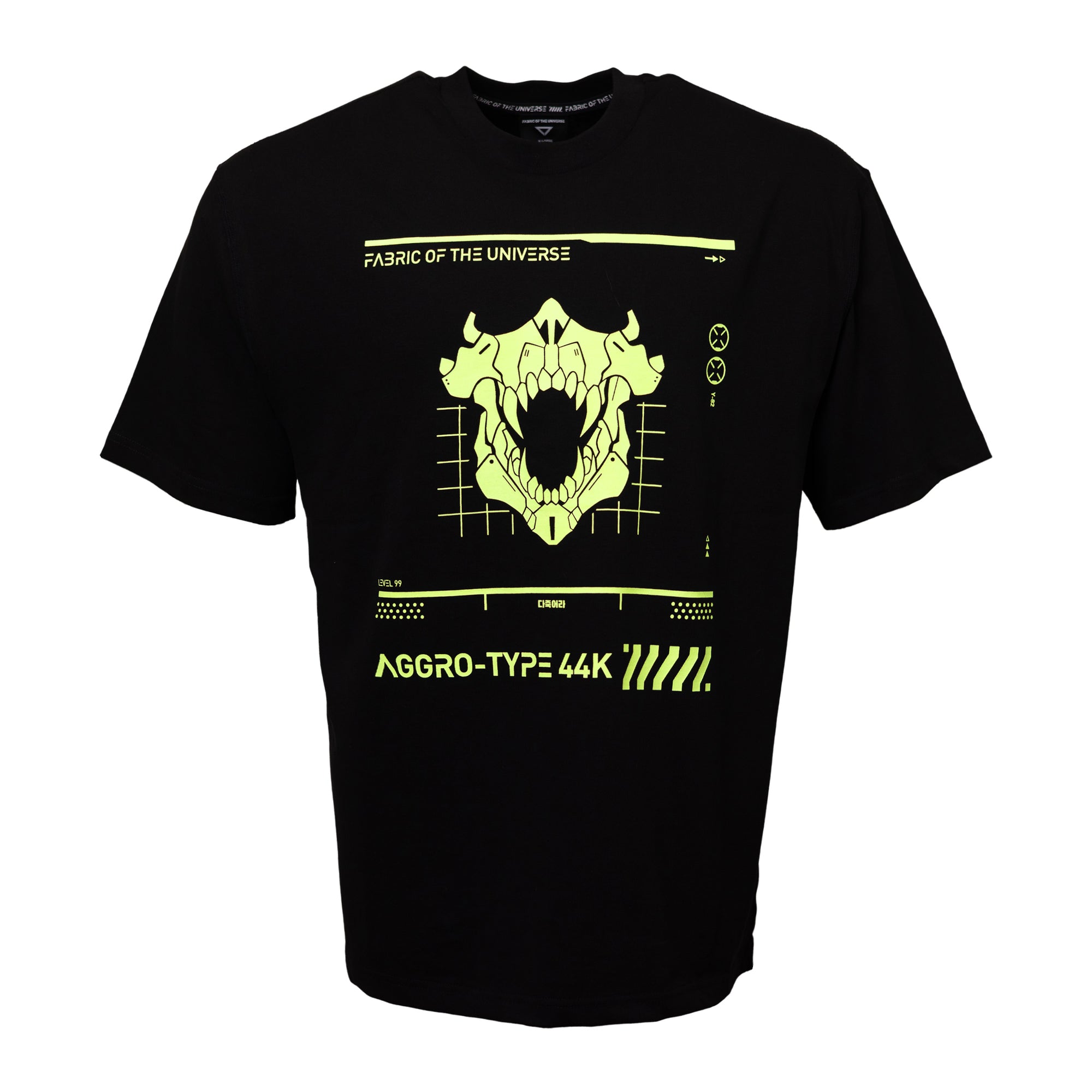 Aggro-Type 44K Black Lime Short Sleeve T