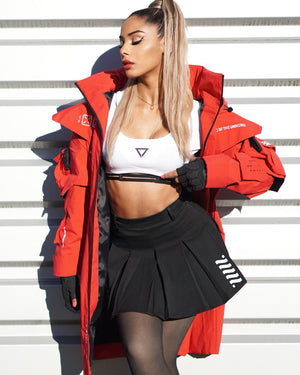 SRG-Type 155 White Super Shrug Hoodie