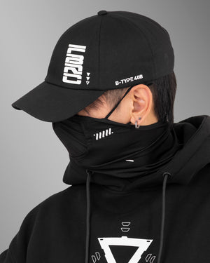 B-Type 40B Black Big Dome Cap