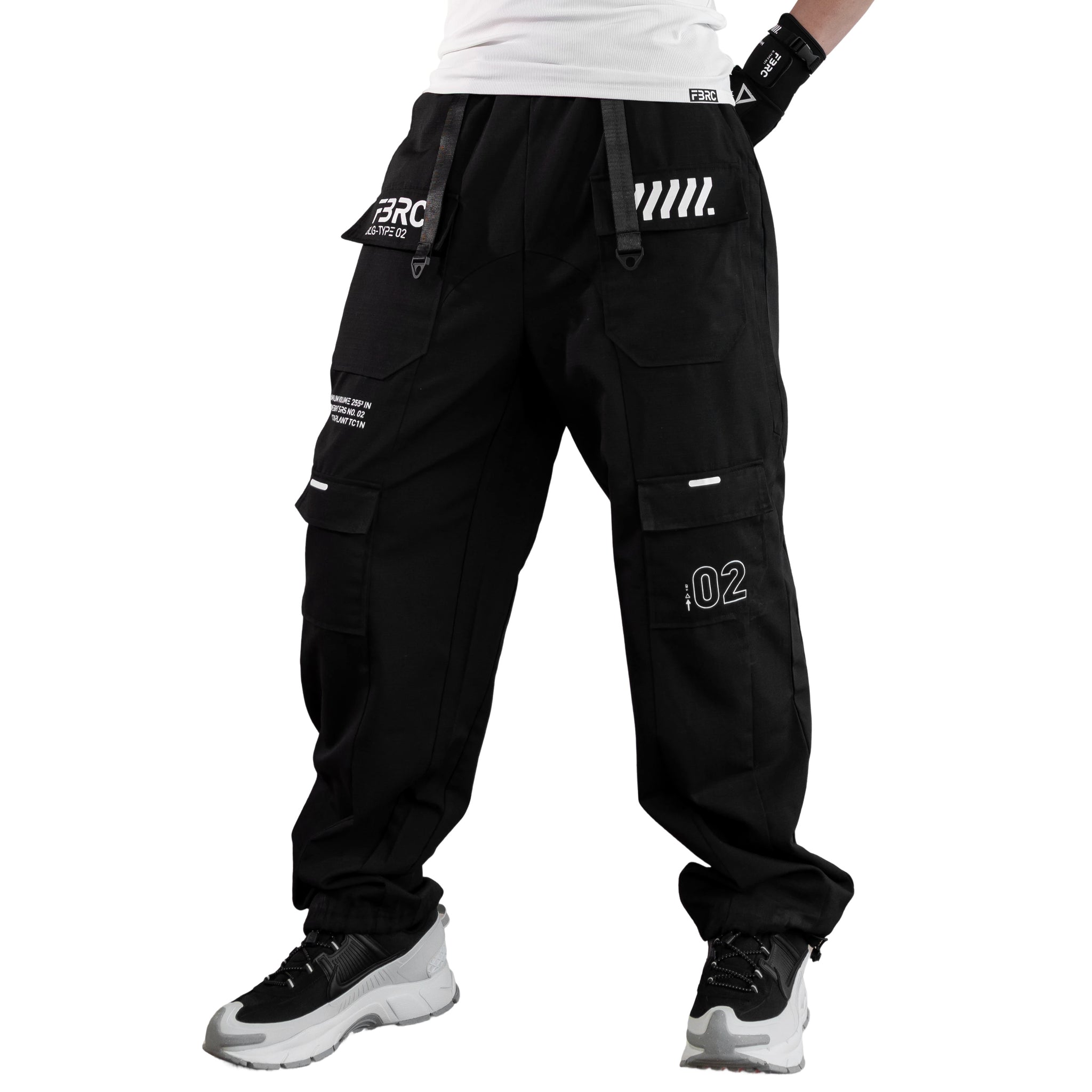 BLG-Type 02 Black Ripstop Cargo Pants - Fabric of the Universe BLG-Type 02 Black Ripstop Cargo Pants - Fabric of the Universe