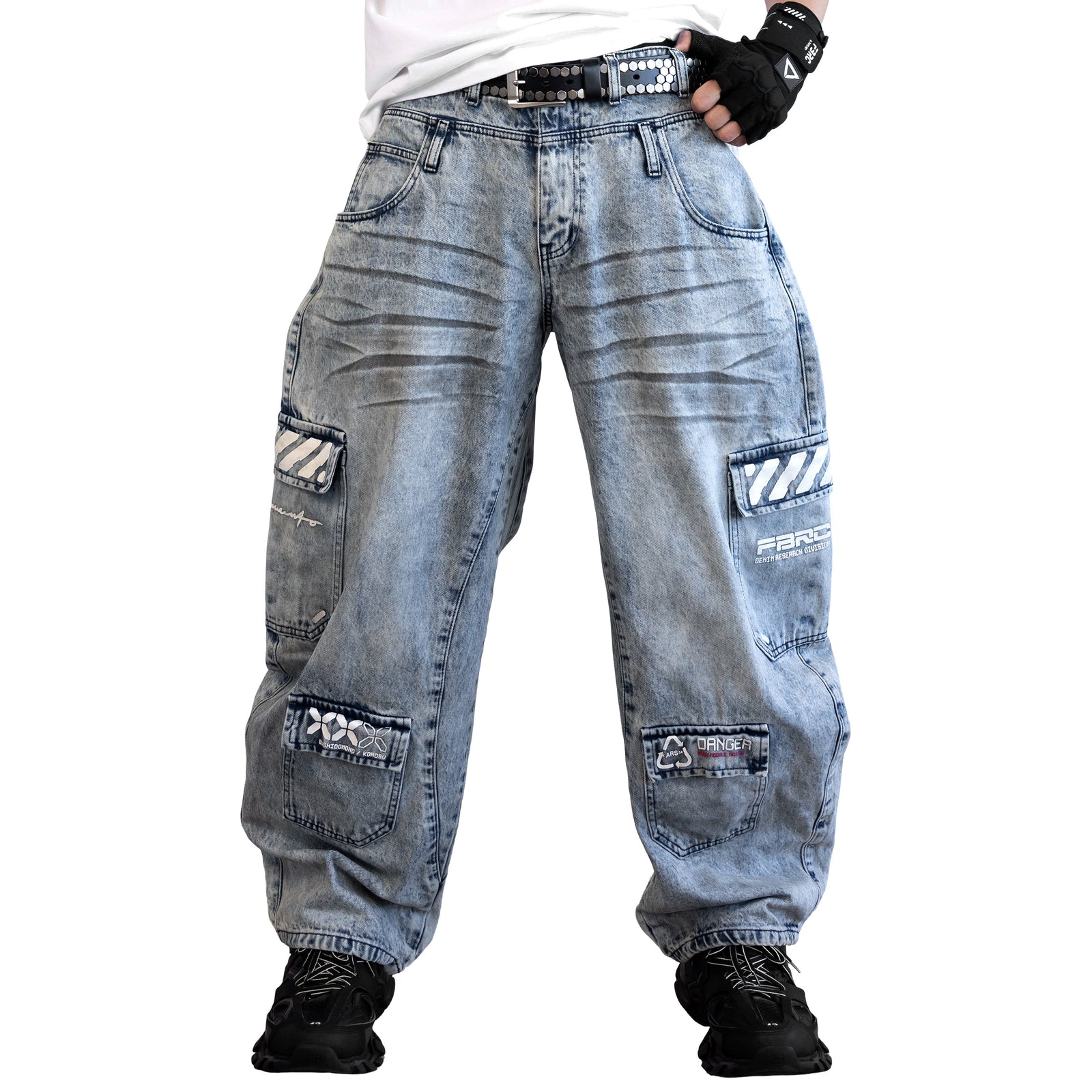 BRE-Type 009 Acid Barrel Denim Pants