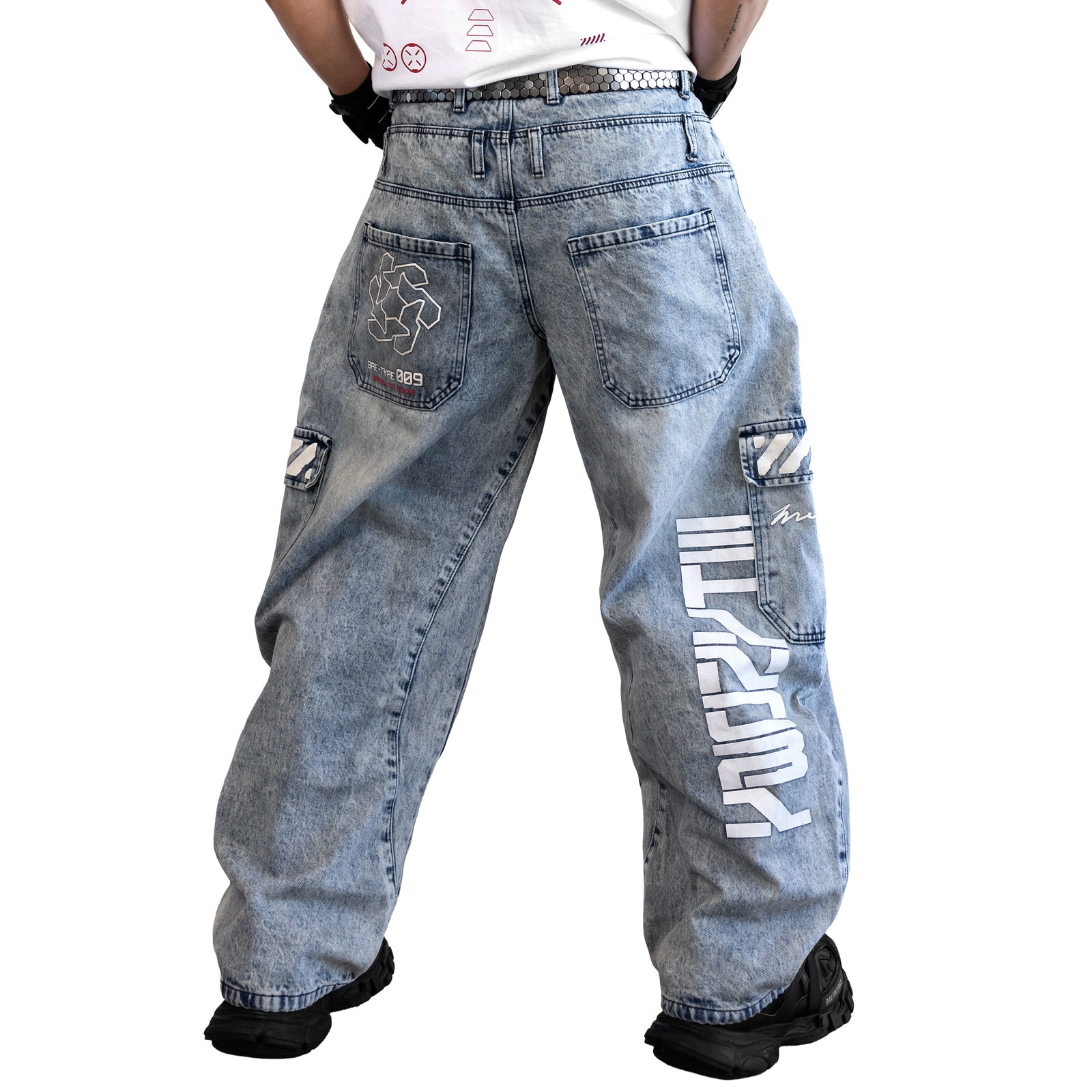 BRE-Type 009 Acid Barrel Denim Pants
