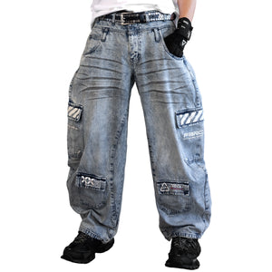 BRE-Type 009 Acid Barrel Denim Pants