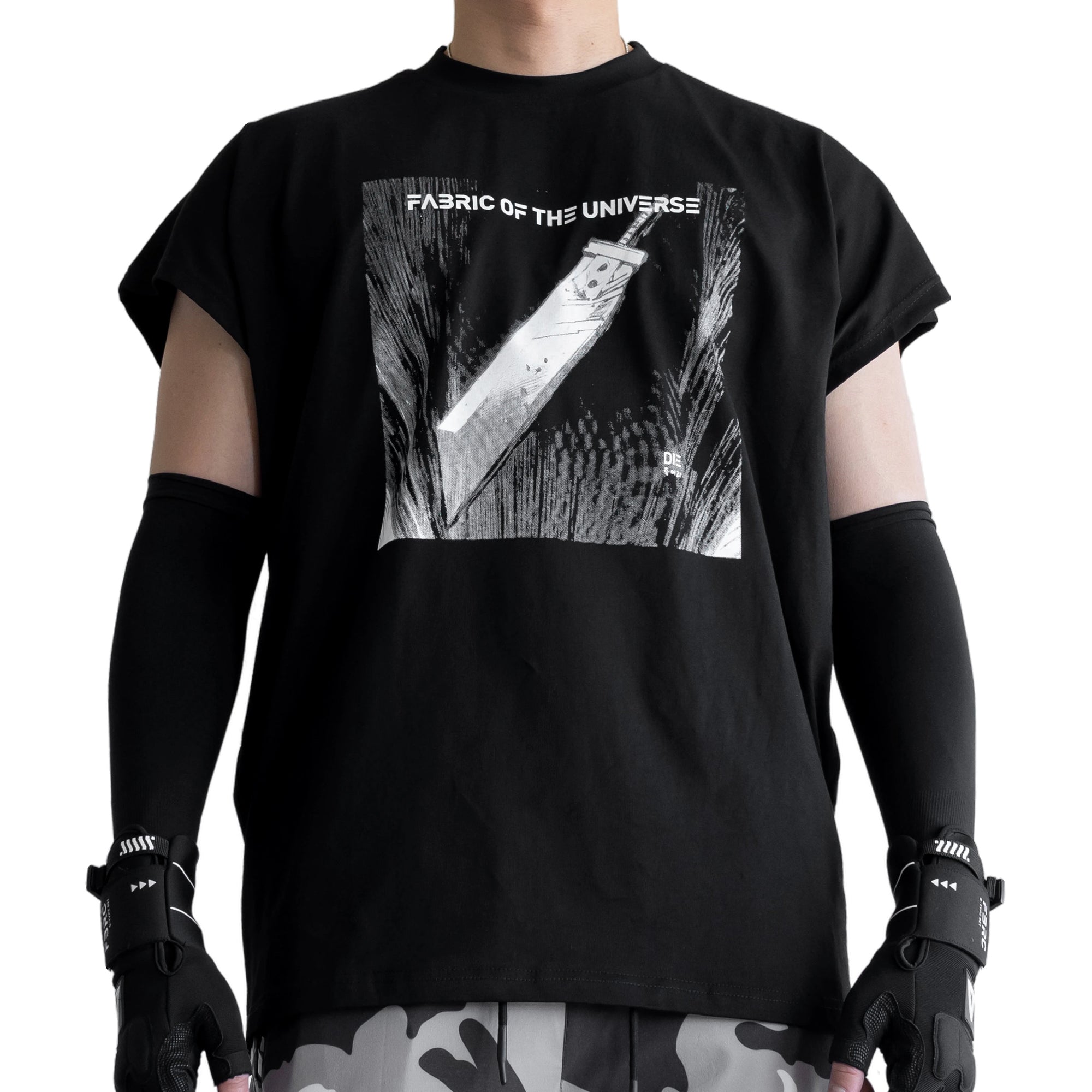 Bzerk Black Oversized Sleeveless T
