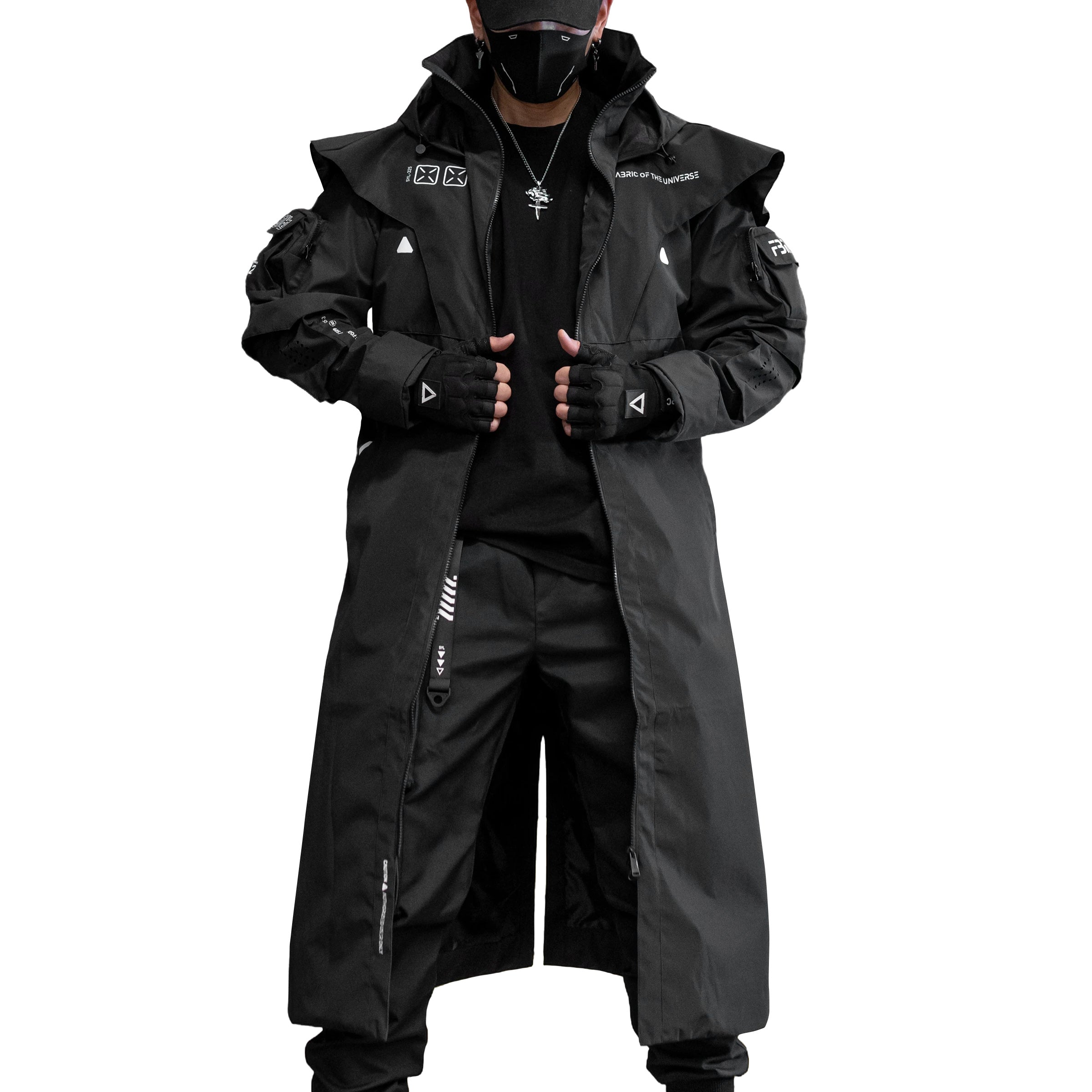 CC-020 Black Commander's Coat - Fabric of the Universe