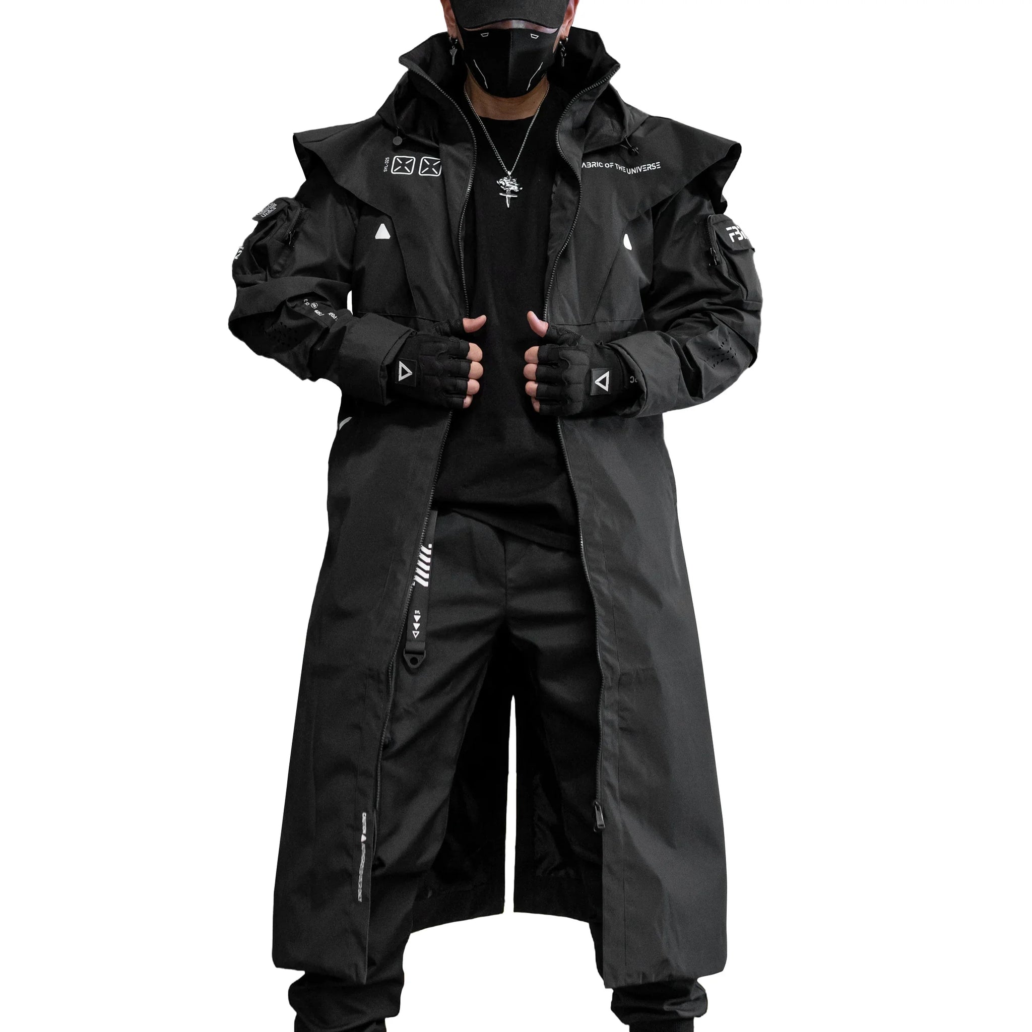 CC-020 Black Commander's Coat - Fabric of the Universe
