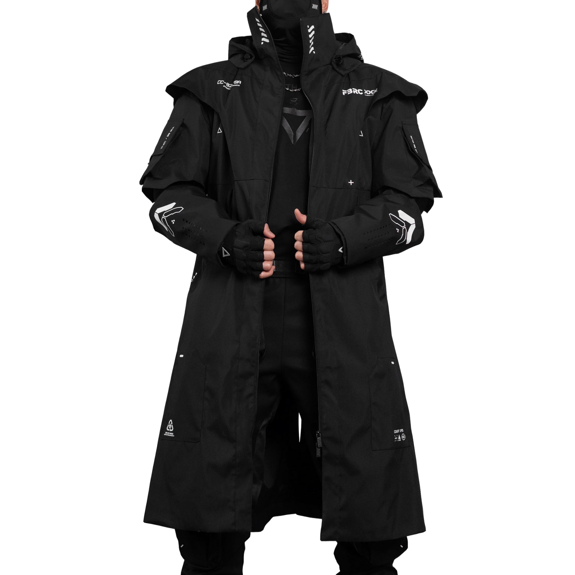 CC-021 Black Commander's Coat - Fabric of the Universe