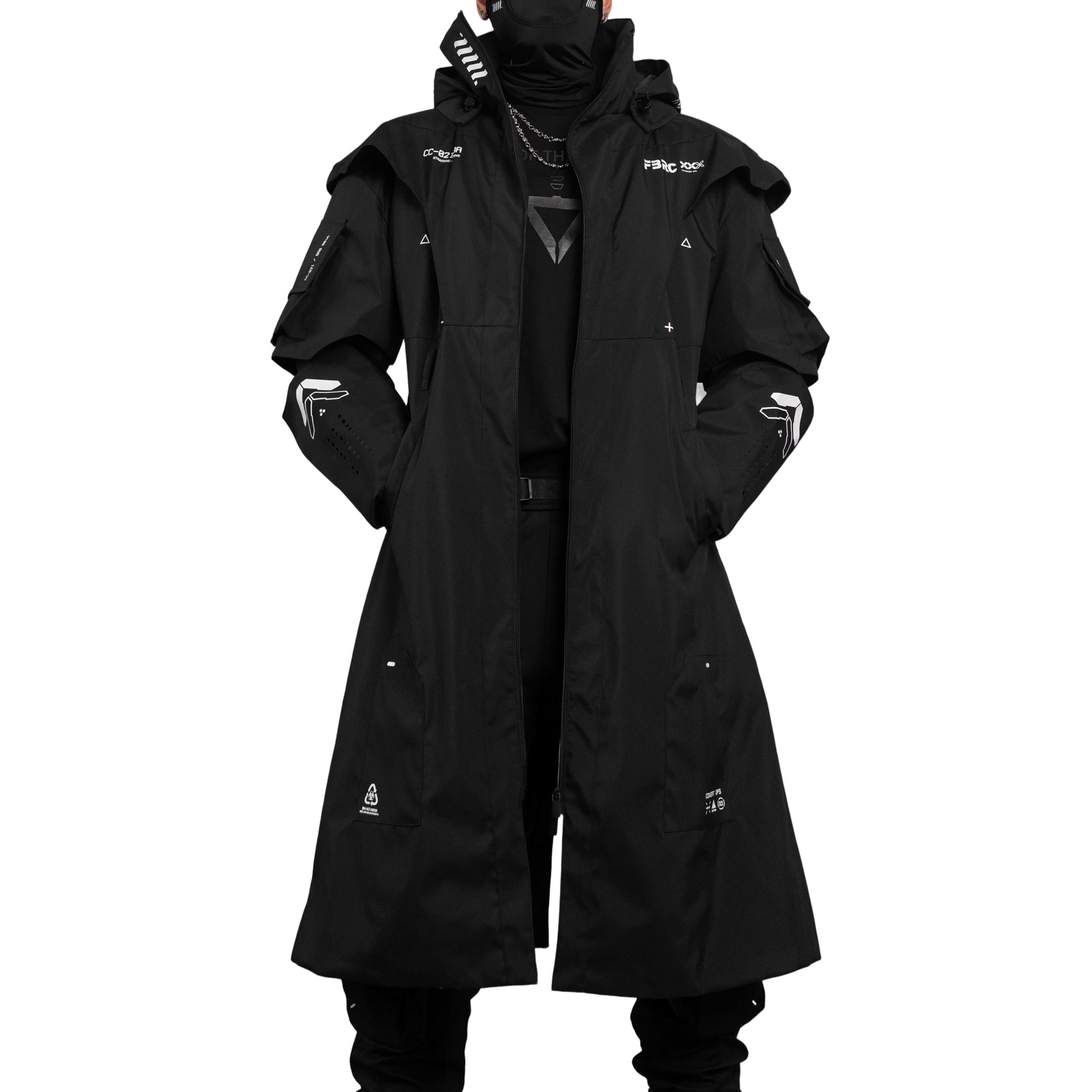 CC-021 Black Commander's Coat - Fabric of the Universe