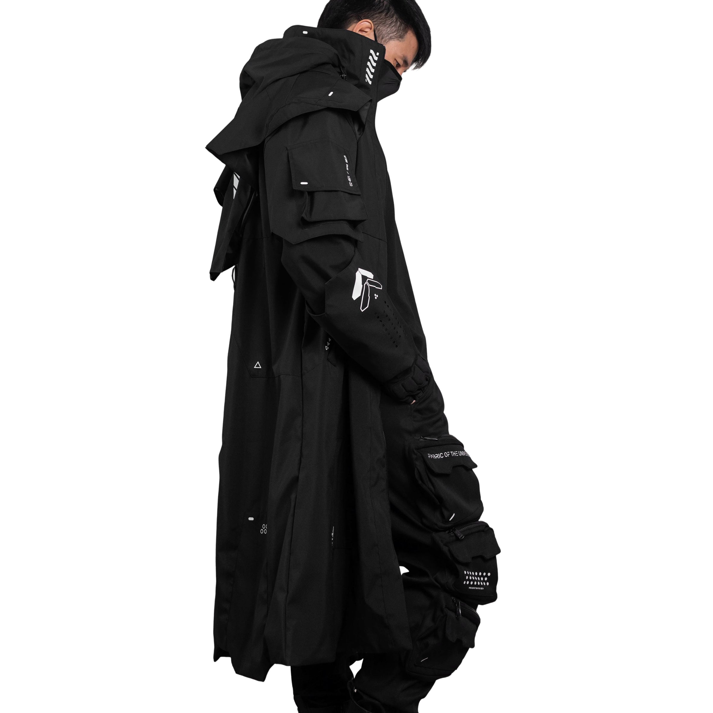 CC-021 Black Commander's Coat - Fabric of the Universe