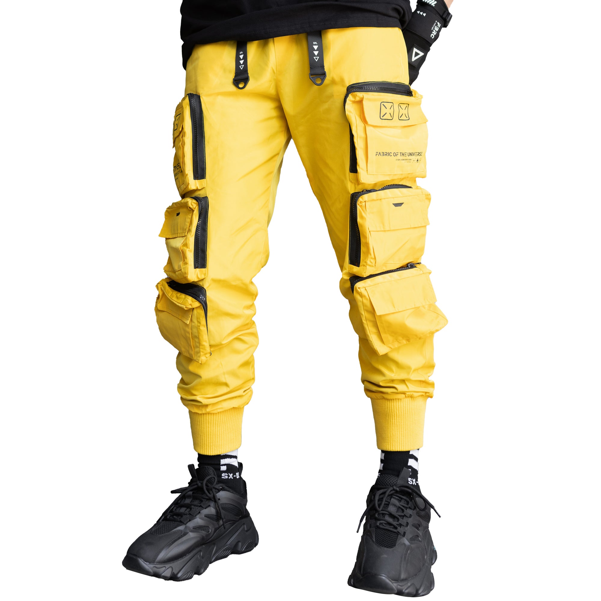 Gold cargo pants on sale