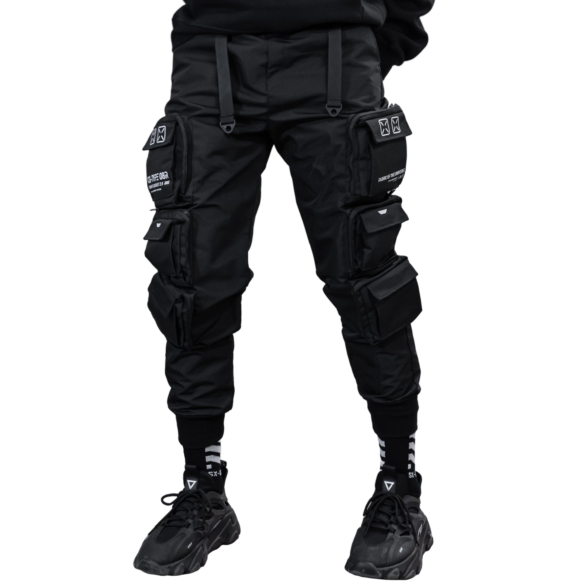 CG-Type 08R(U) Black Cargo Pants