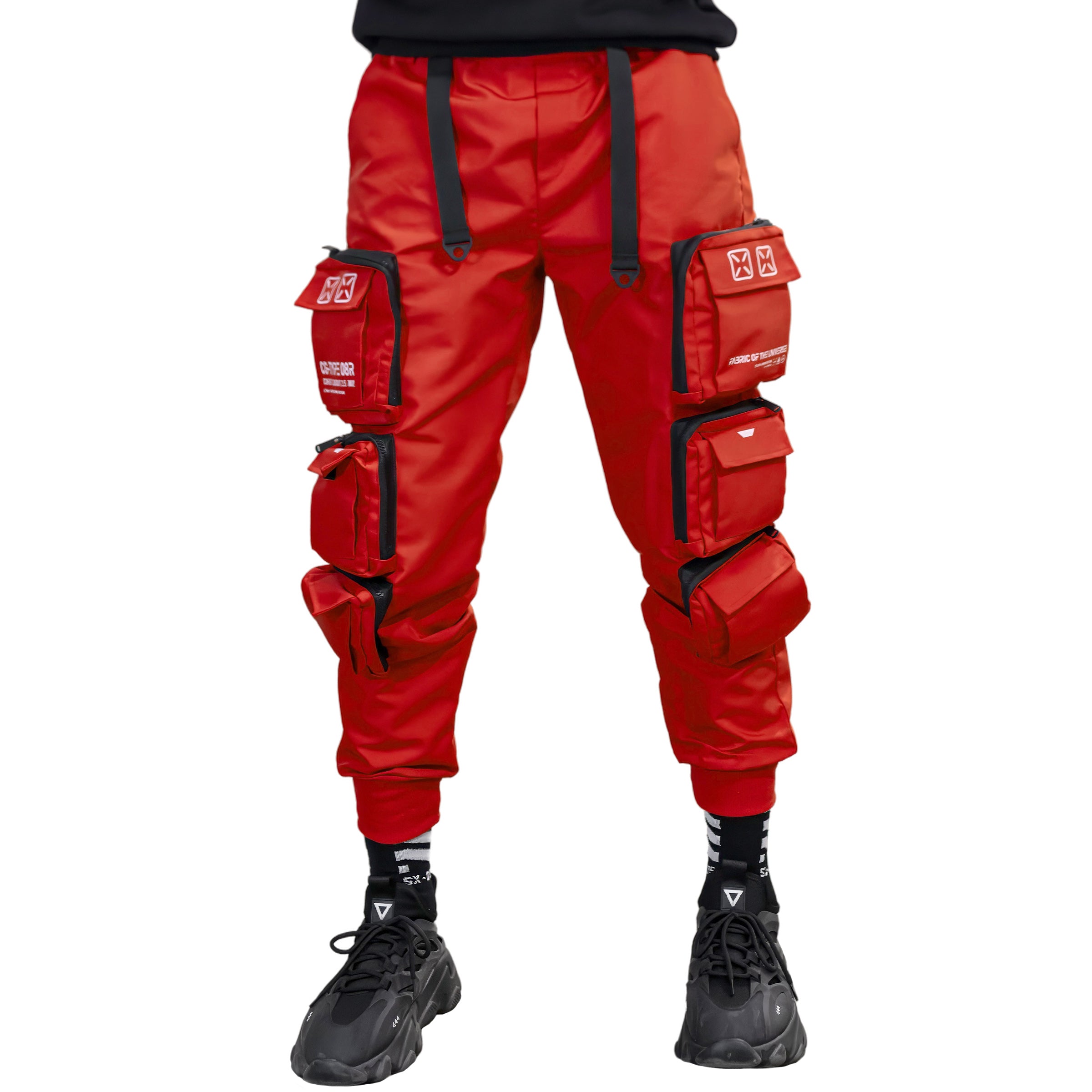 CG-Type 08R Black Cargo Pants - Fabric of the Universe