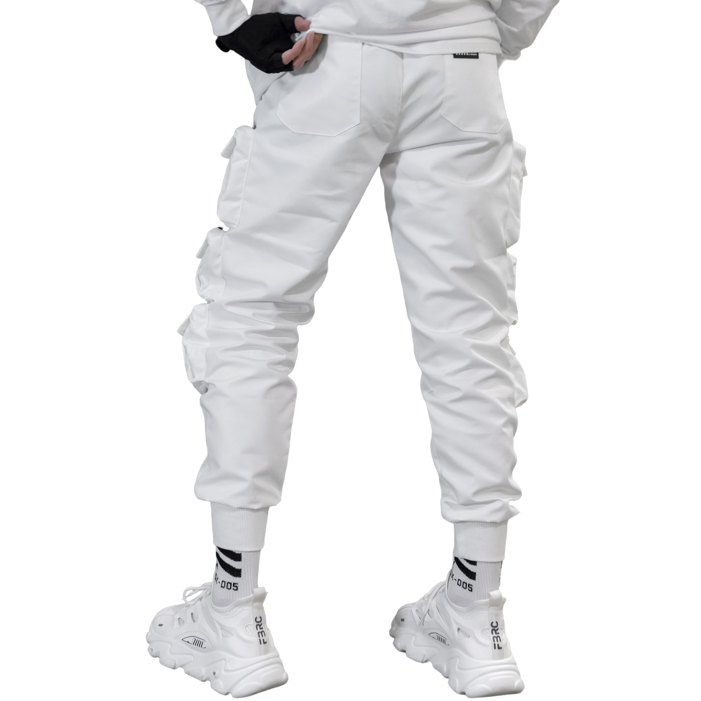 CG-Type 08R(U) White Cargo Pants - Fabric of the Universe