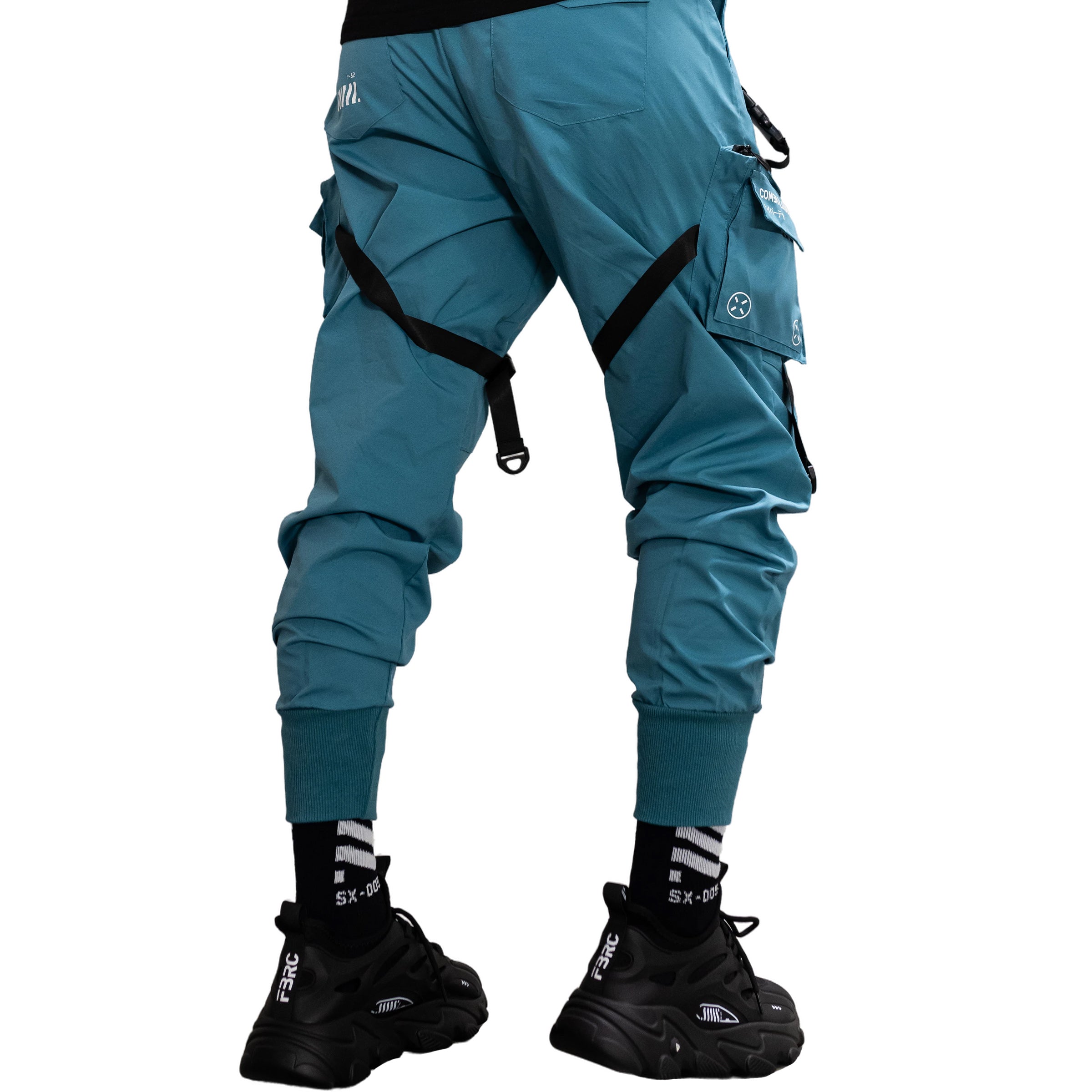 CG-Type 08R White Cargo Pants - Fabric of the Universe