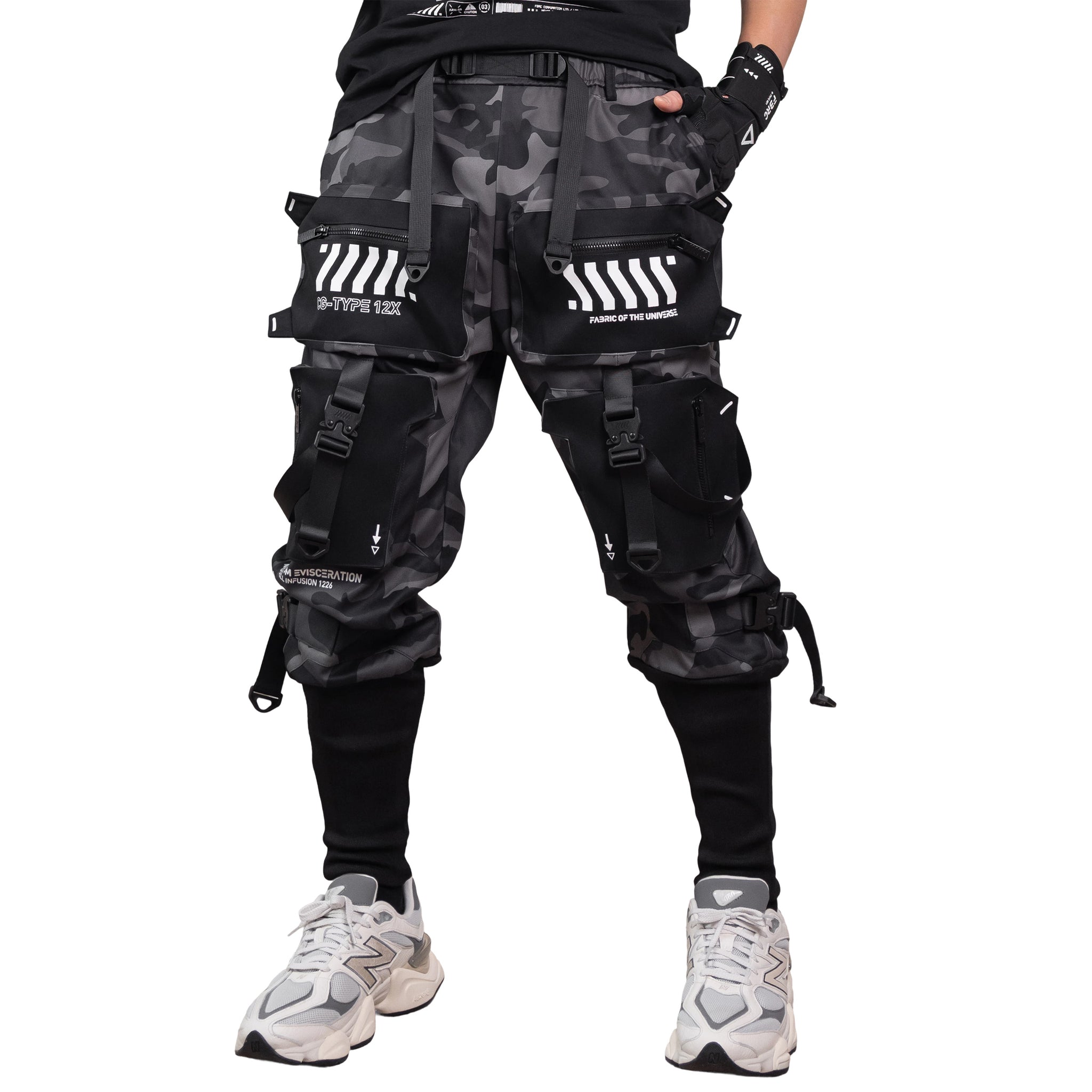 CG-Type 12X Dark Camo Cargo Pants - Fabric of the Universe