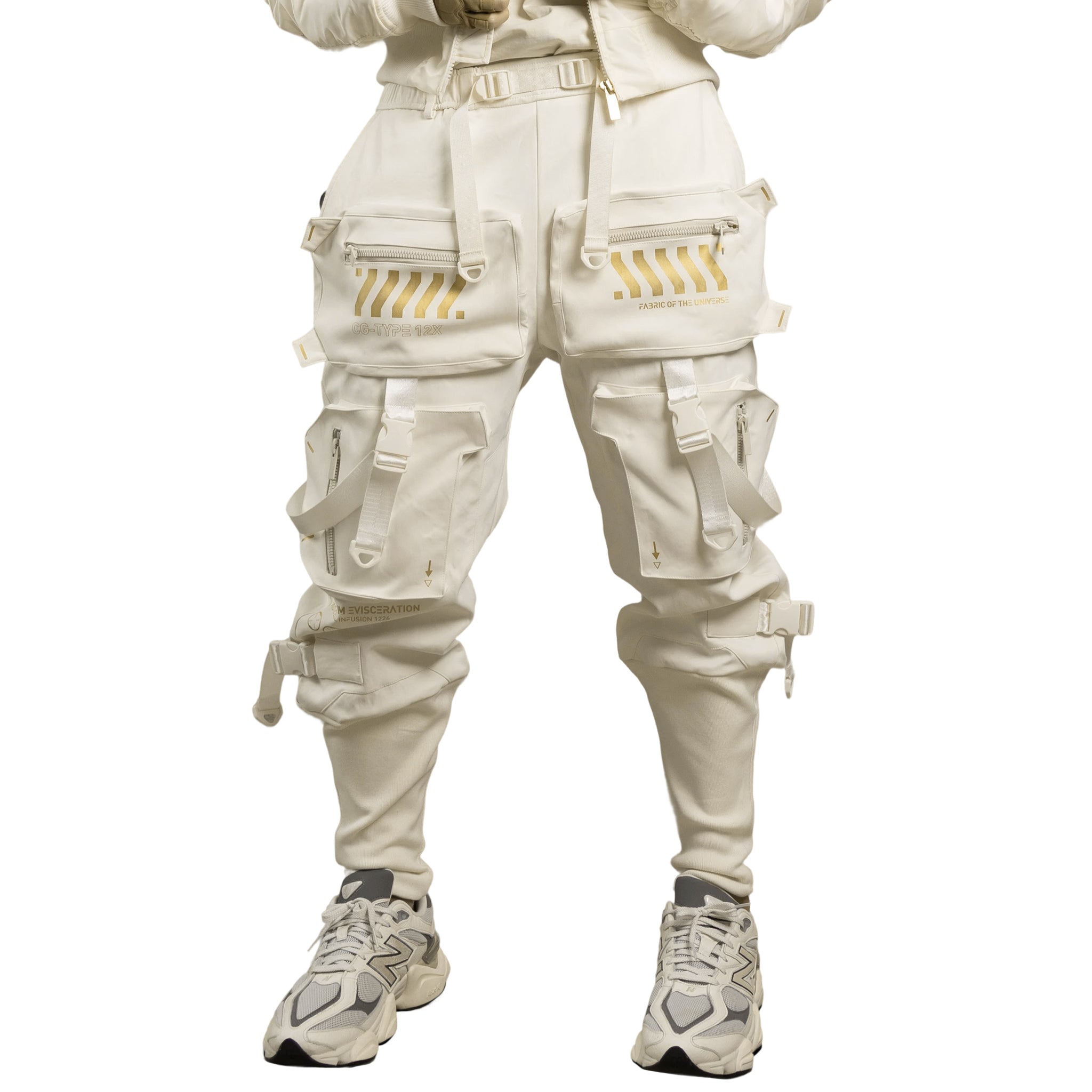 CG-Type 12X(U) Ivory Gold Cargo Pants - Fabric of the Universe