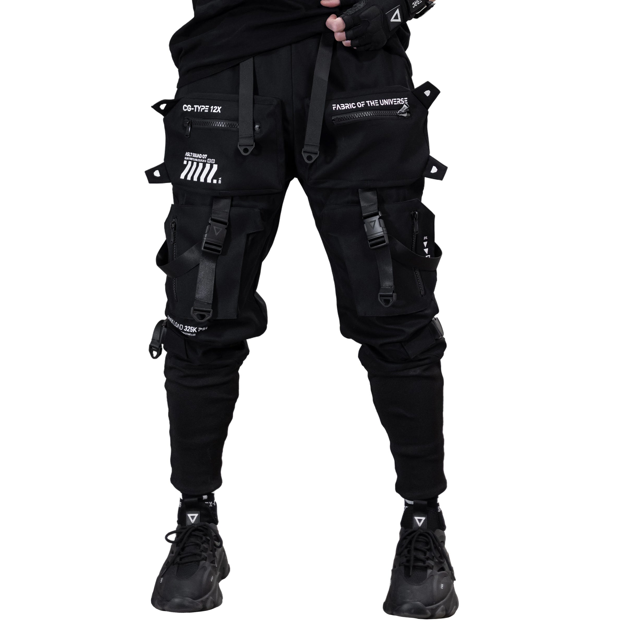 CG Type 12X U Black Cargo Pants Fabric of the Universe