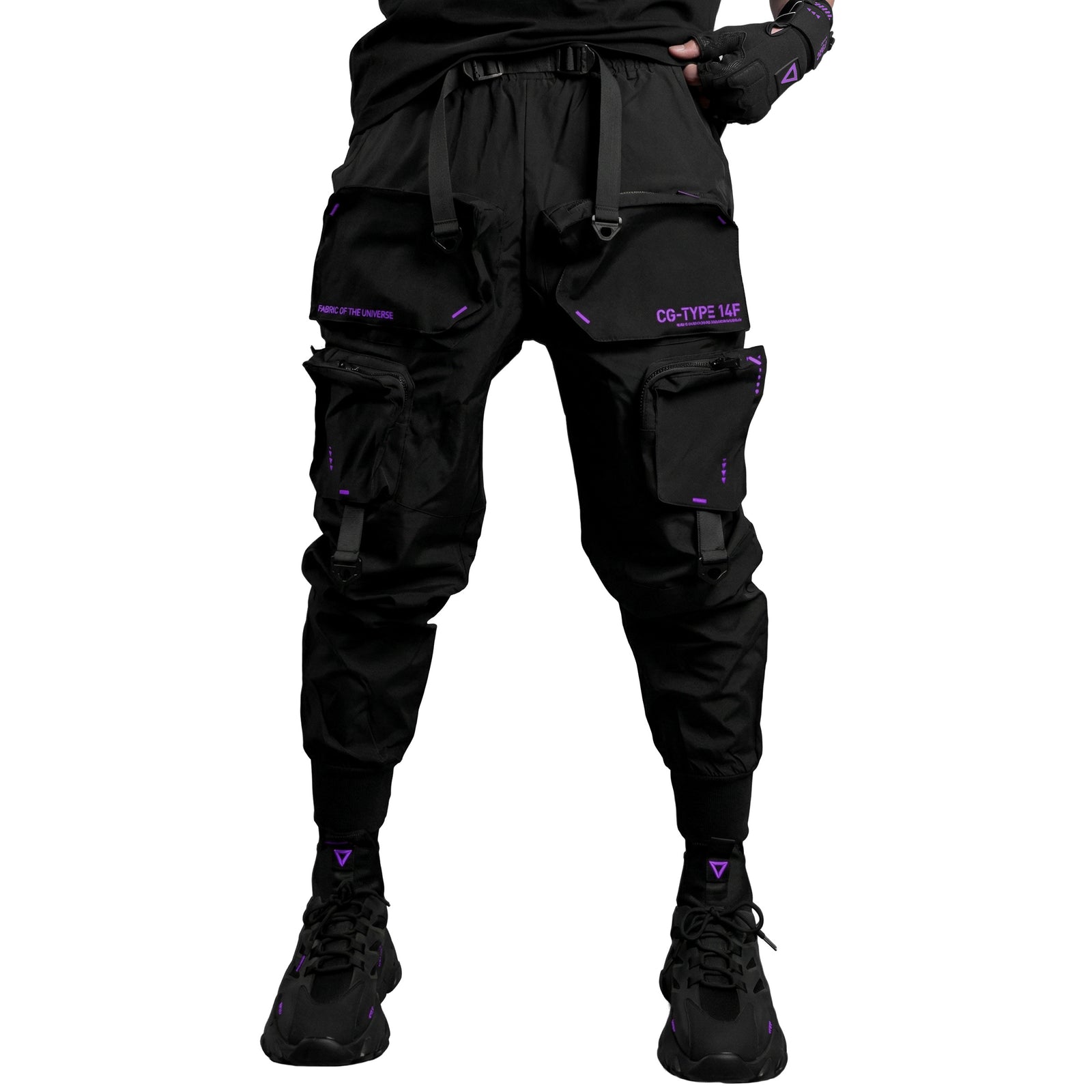 CG-Type 14F Black Purple LW Cargo Pants