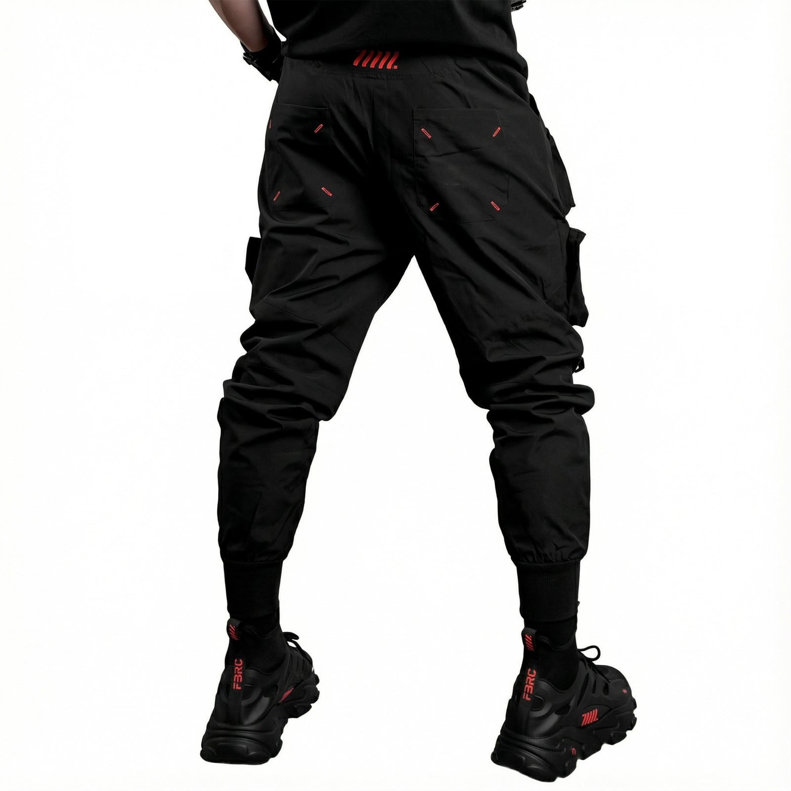 CG-Type 14F Black Red LW Cargo Pants