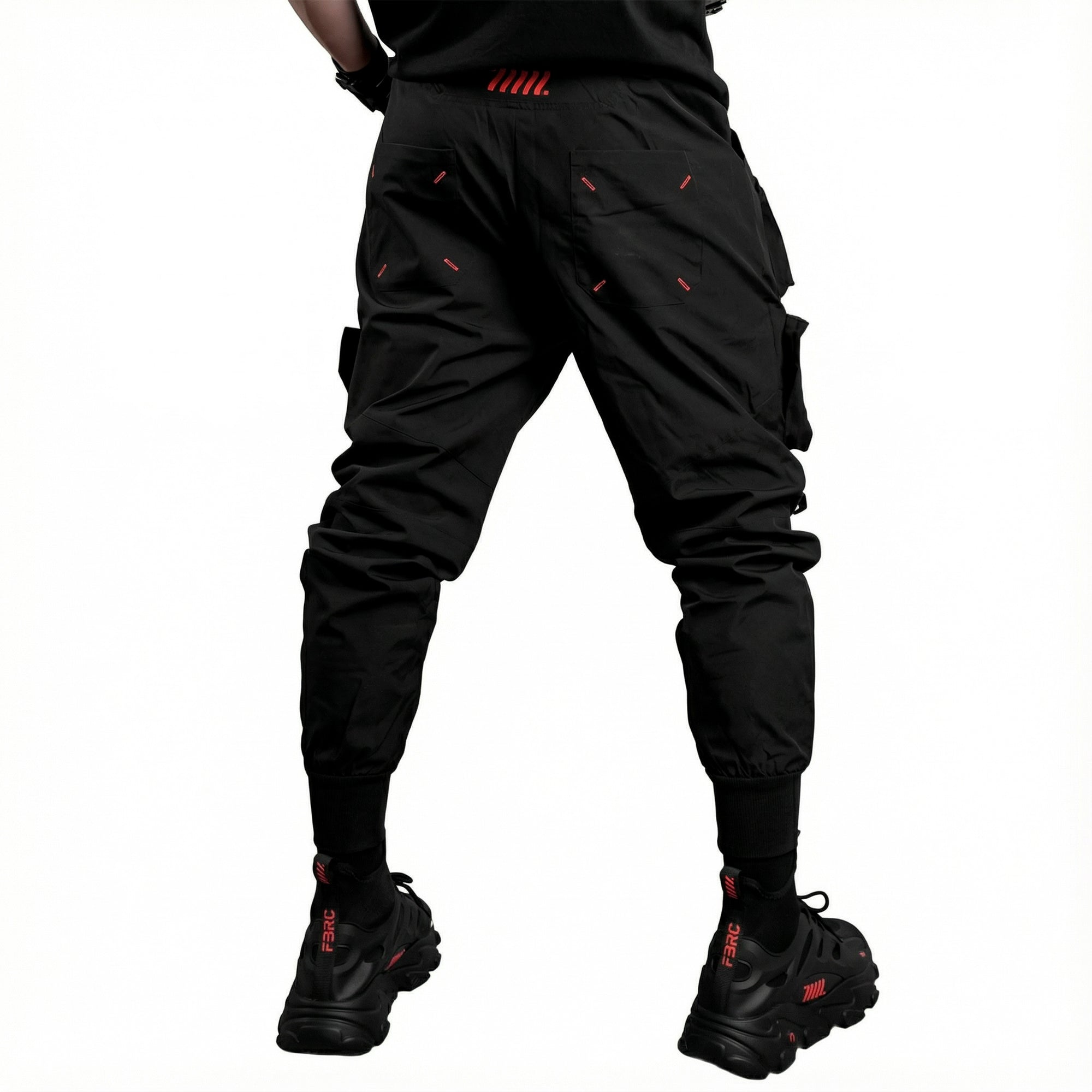 CG-Type 14F Black Red LW Cargo Pants