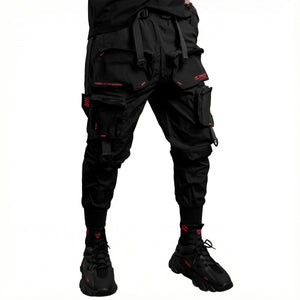 CG-Type 14F Black Red LW Cargo Pants