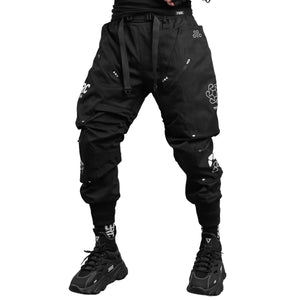 CG-Type 16V Black Cargo Pants