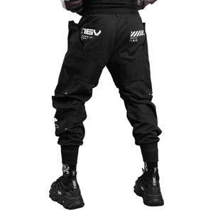 CG-Type 16V Black Cargo Pants