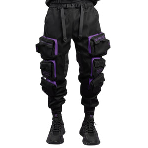 CG-Type 18R Black Purple Cargo Pants