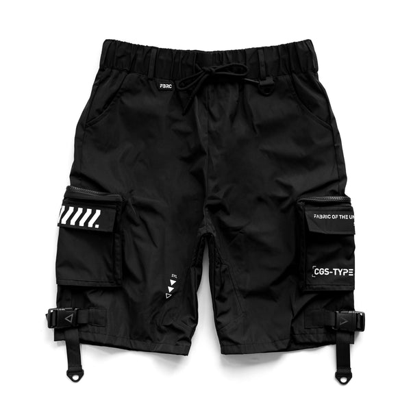 CGS-Type 35A Black Cargo Shorts - Fabric of the Universe