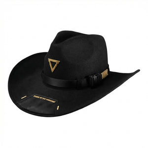 CH-1 Black Gold Cowboy Hat