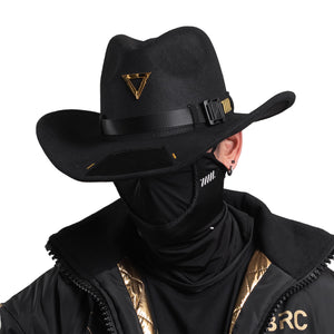 CH-1 Black Gold Cowboy Hat