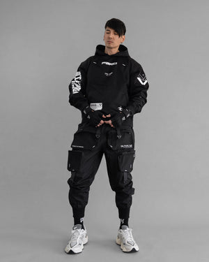 CMG-Type 200R Black Convertible Hoodie