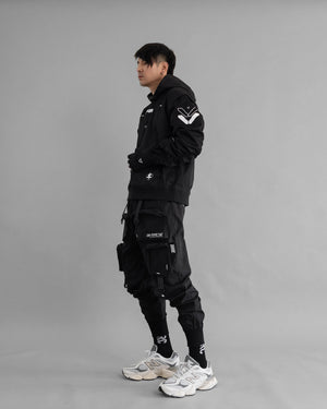 CMG-Type 200R Black Convertible Hoodie