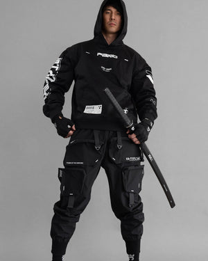 CMG-Type 200R Black Convertible Hoodie