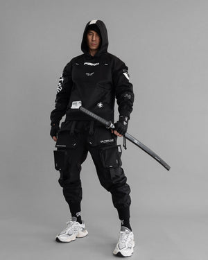 CMG-Type 200R Black Convertible Hoodie