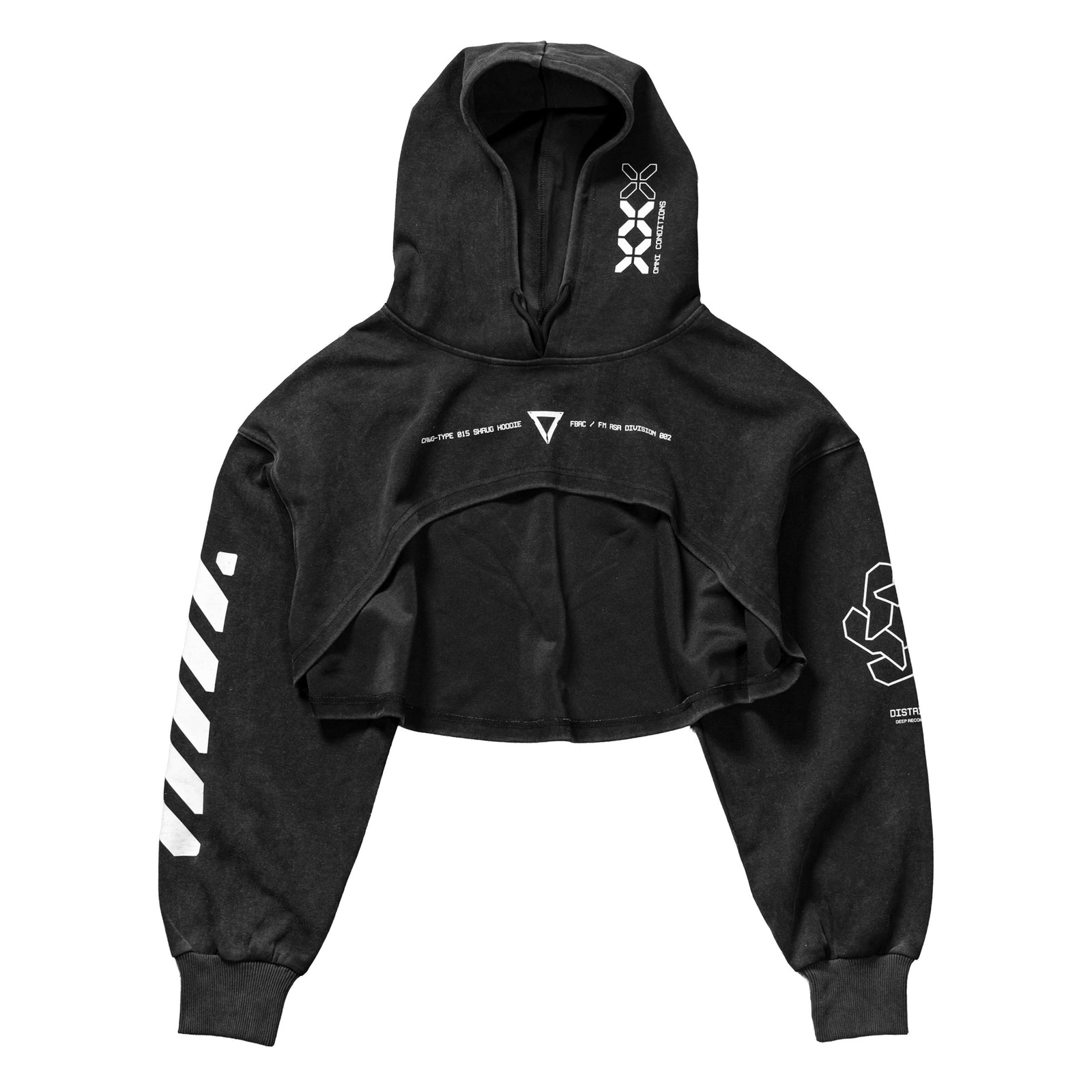 CRWG-Type 015 Washed Shrug Hoodie