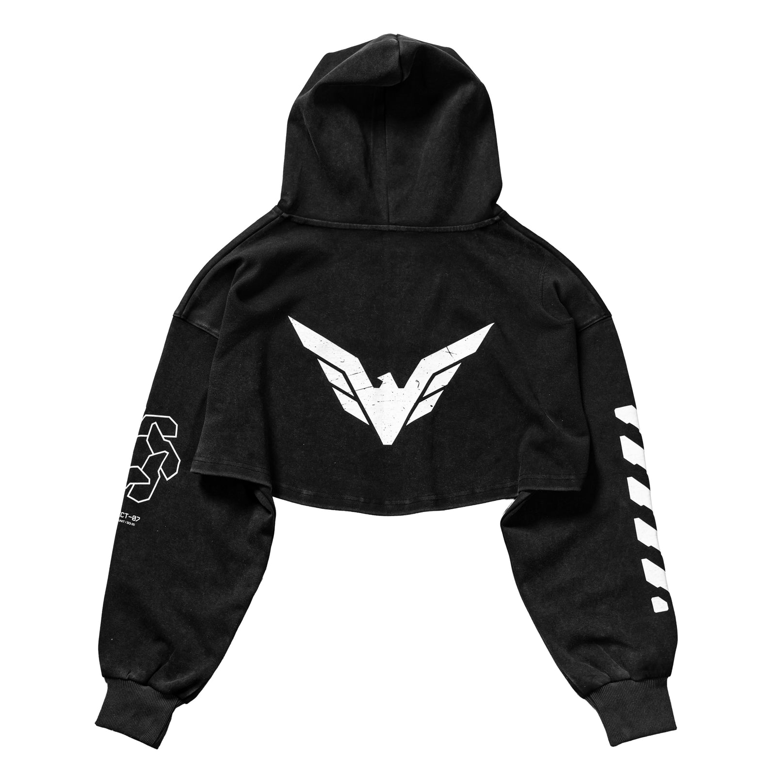 CRWG-Type 015 Washed Shrug Hoodie