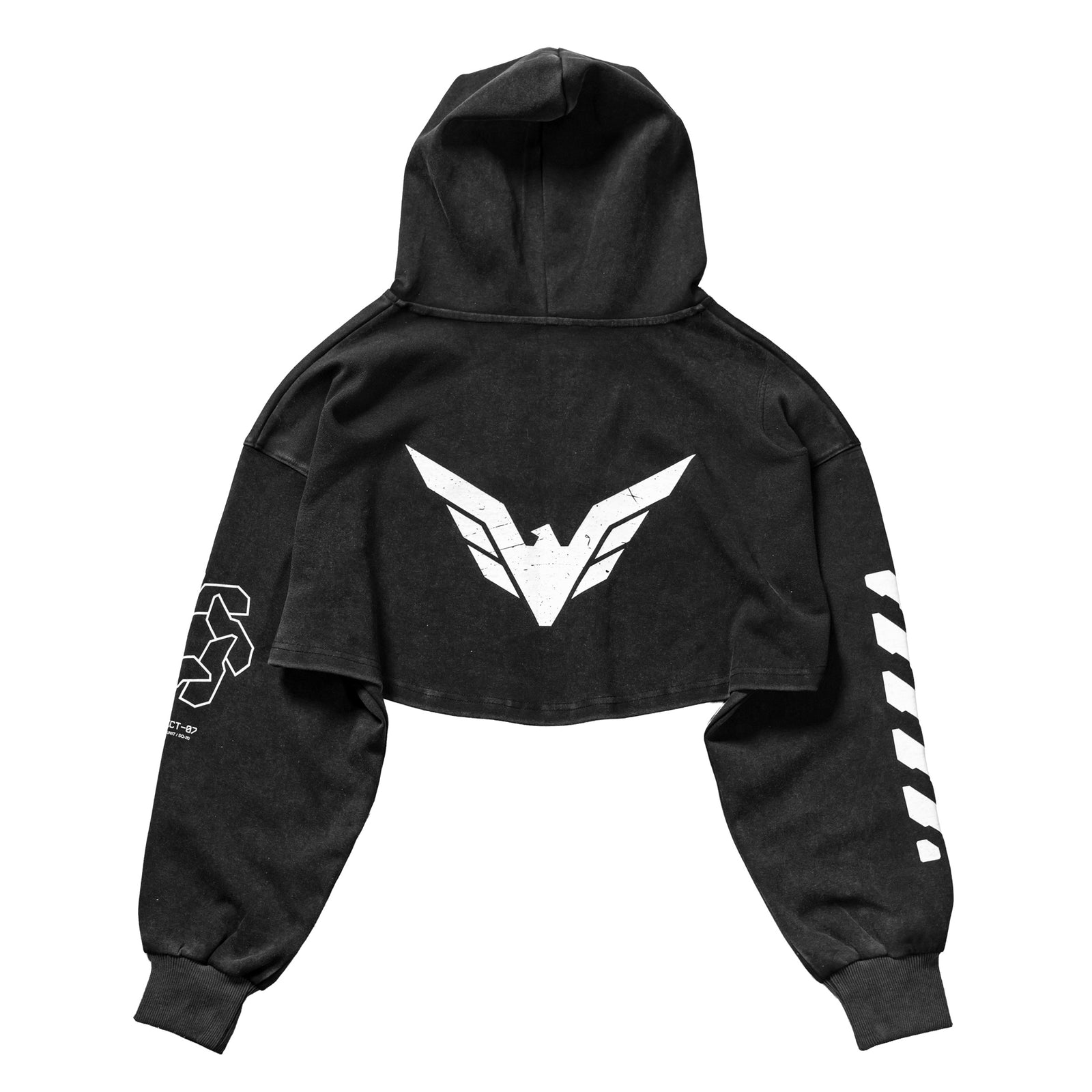 CRWG-Type 015 Washed Shrug Hoodie