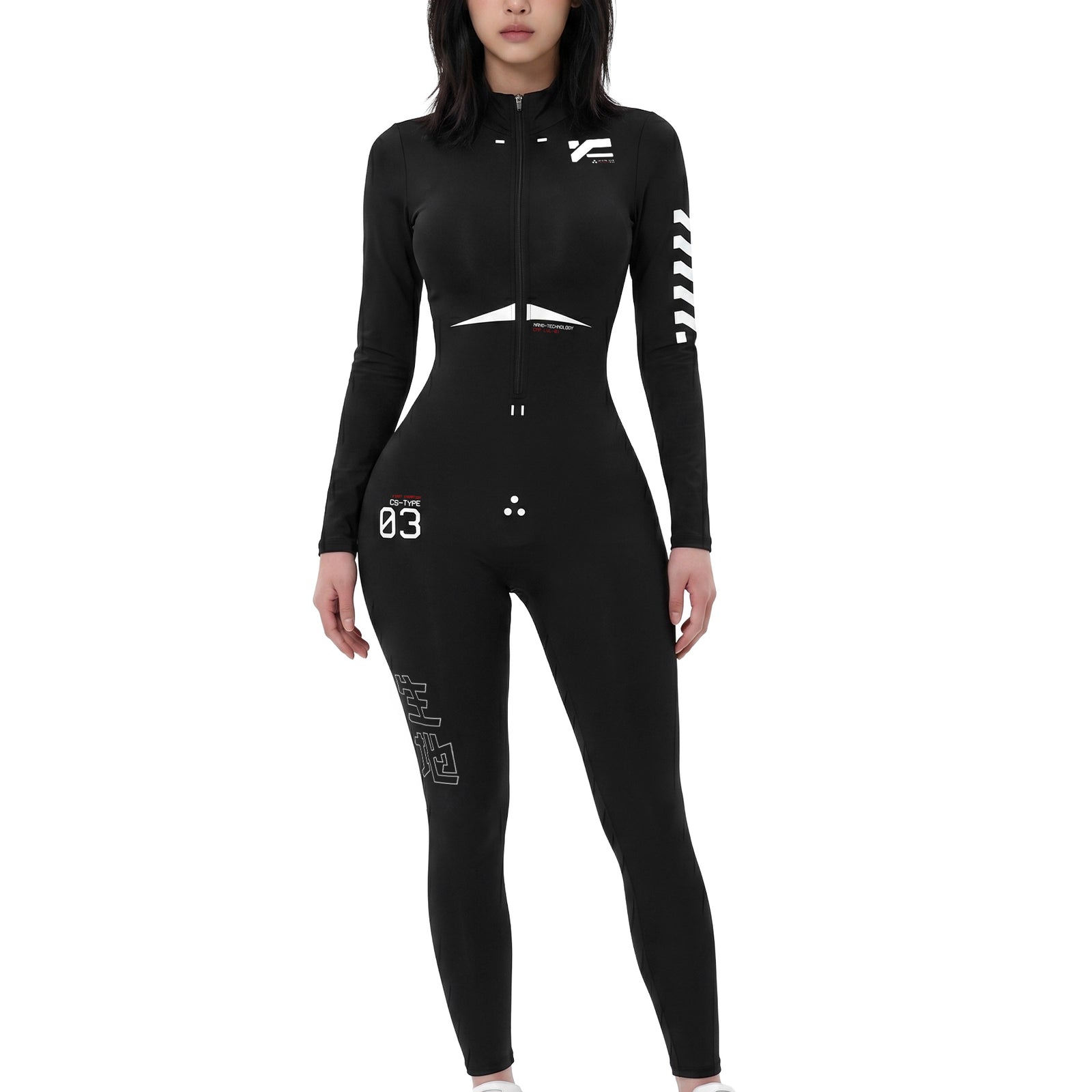 CS-Type 03A Black Full Body Catsuit