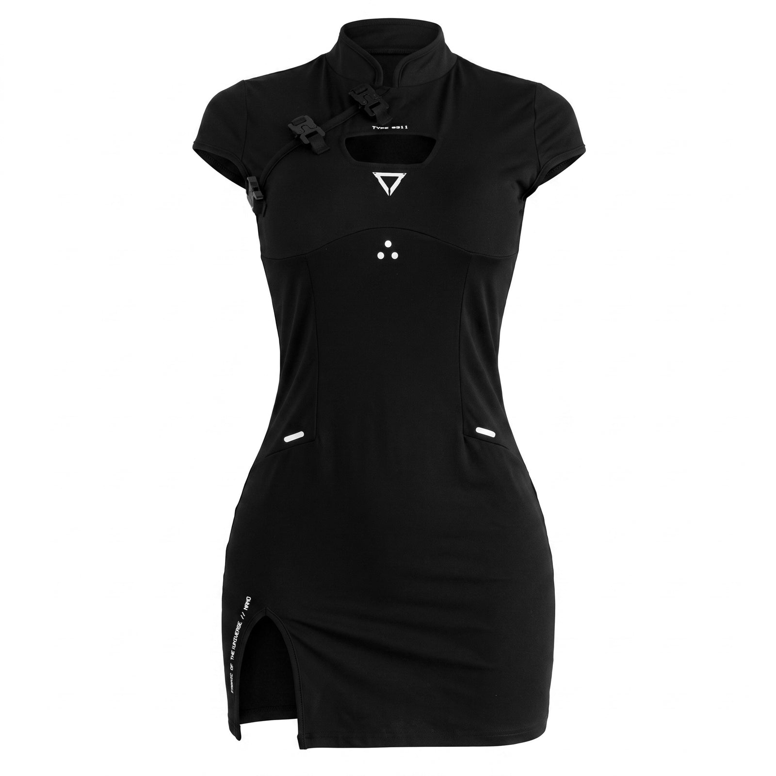 CSD-Type 0311 Black Cheongsam Dress