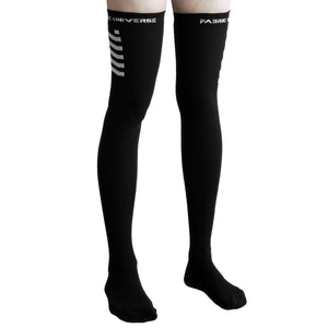 CSRT-01 Black Thigh High Socks