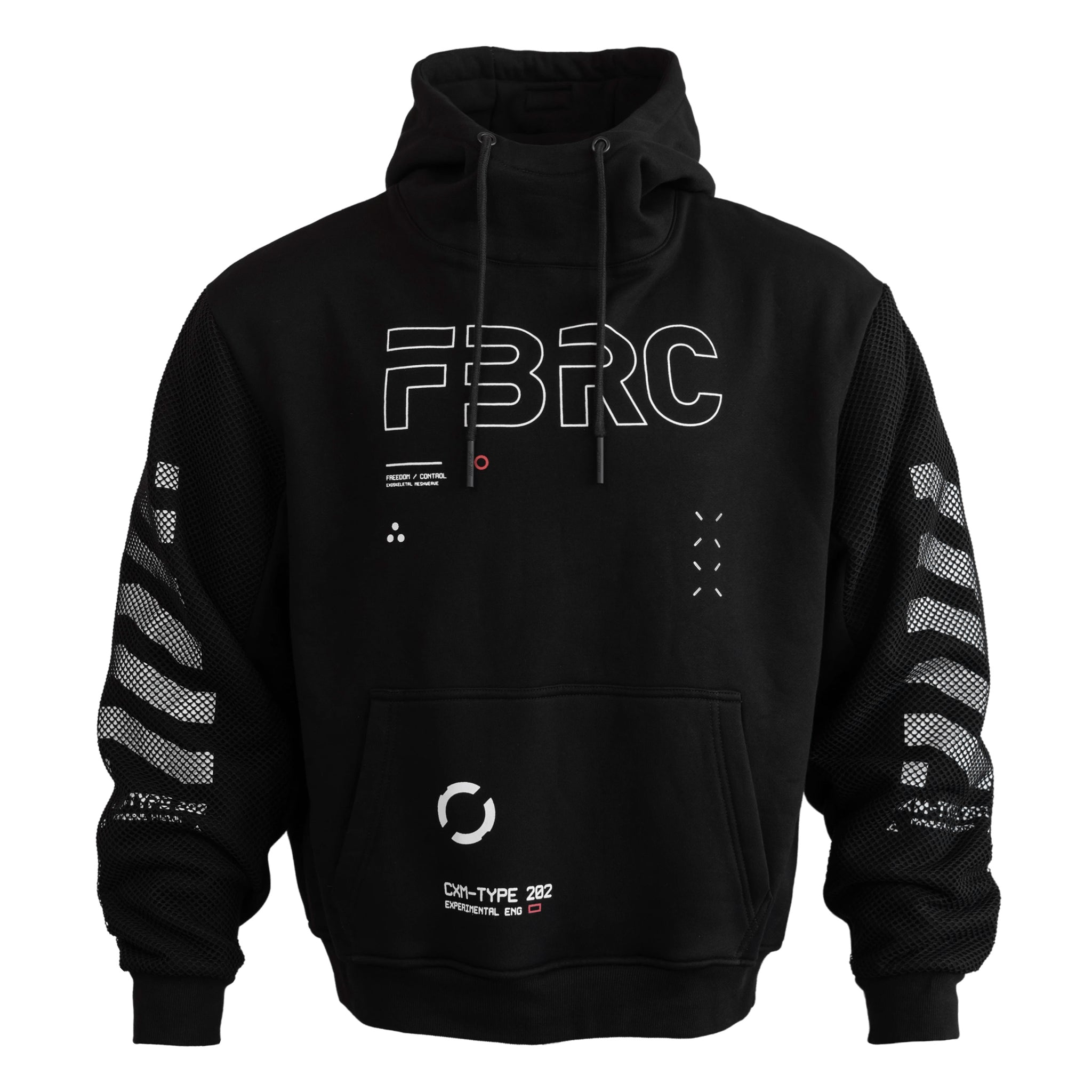Fabric of the Universe ONI Black Techwear Hoodie