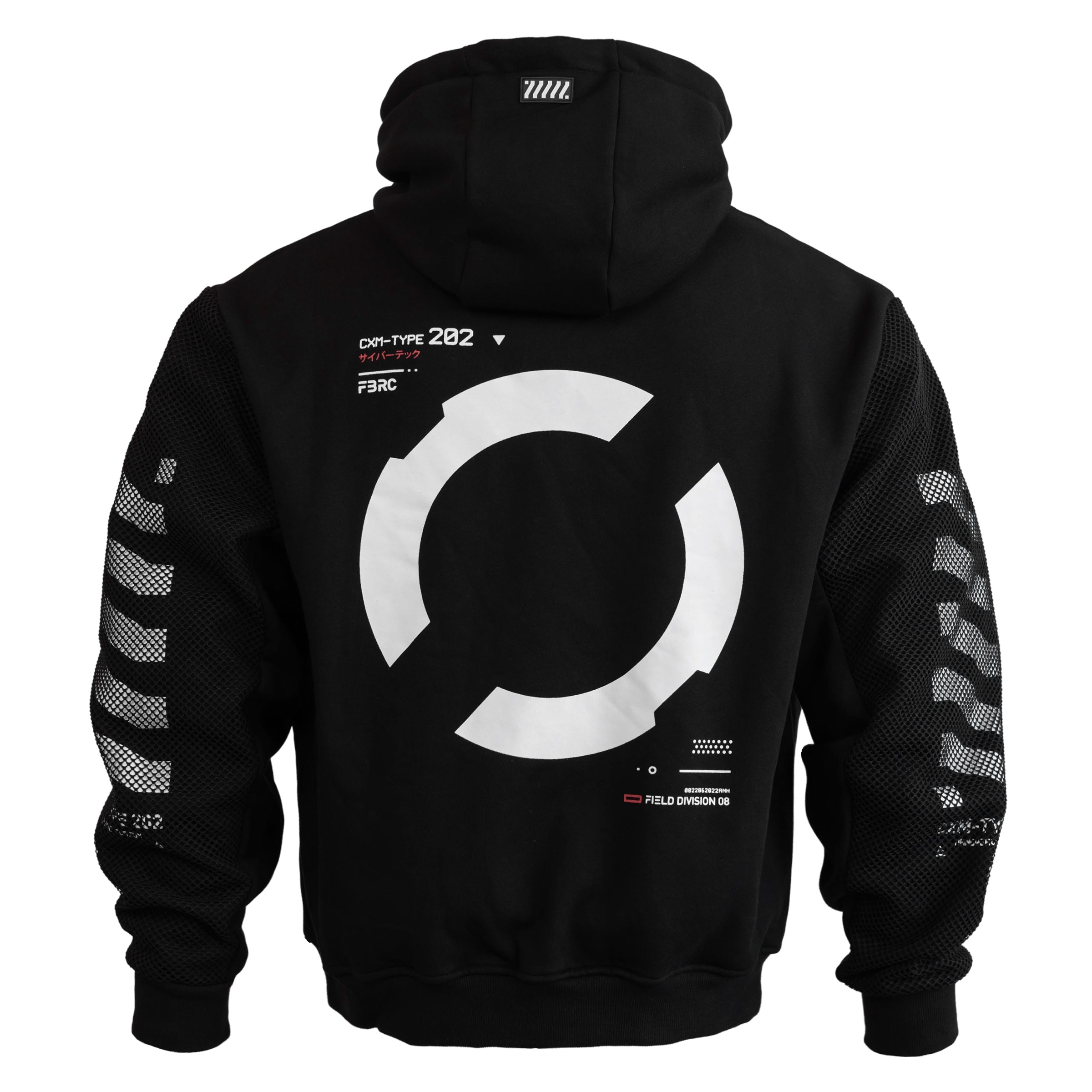 Fabric of the Universe ONI Black Techwear Hoodie