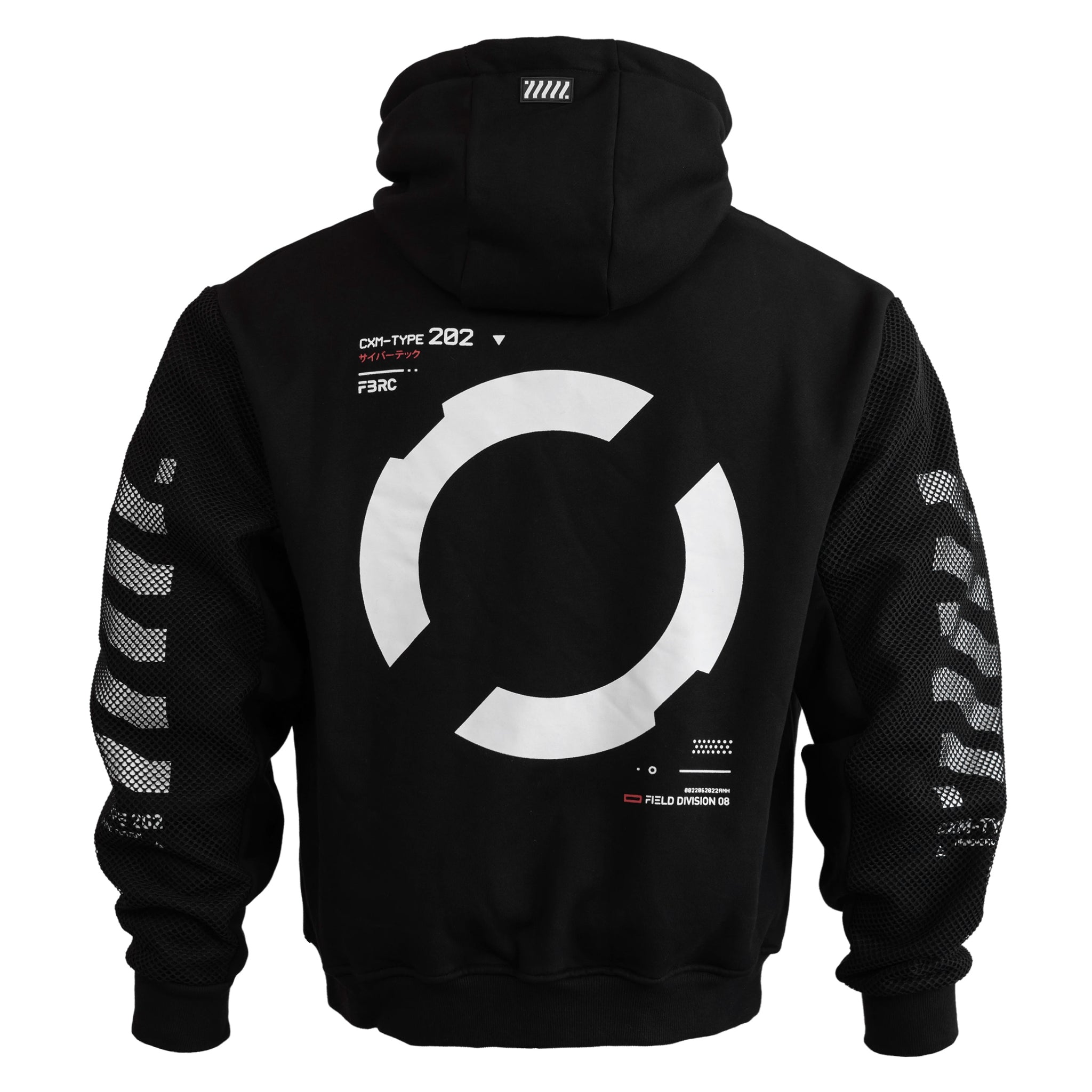 Fabric of the Universe ONI Black Techwear Hoodie