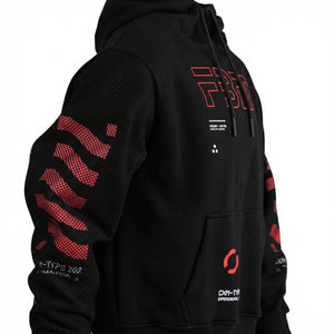 CXM-Type 202/R Black Mockneck Hoodie